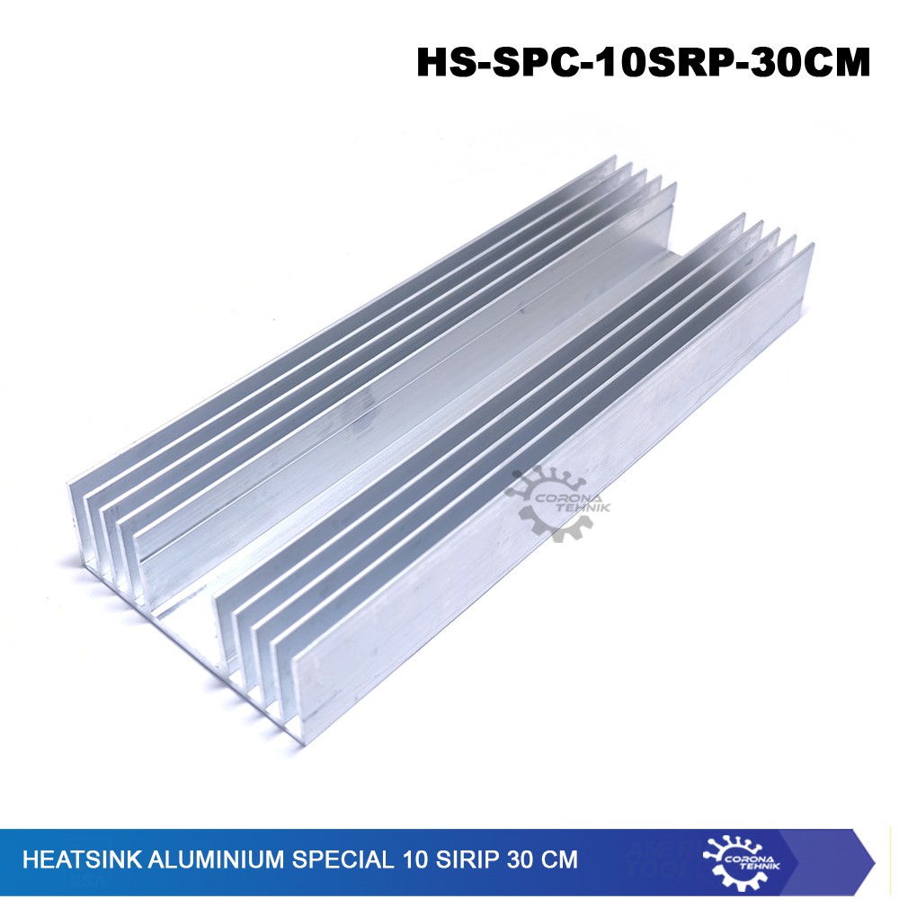 Heatsink Aluminium 10 Sirip 30 cm special