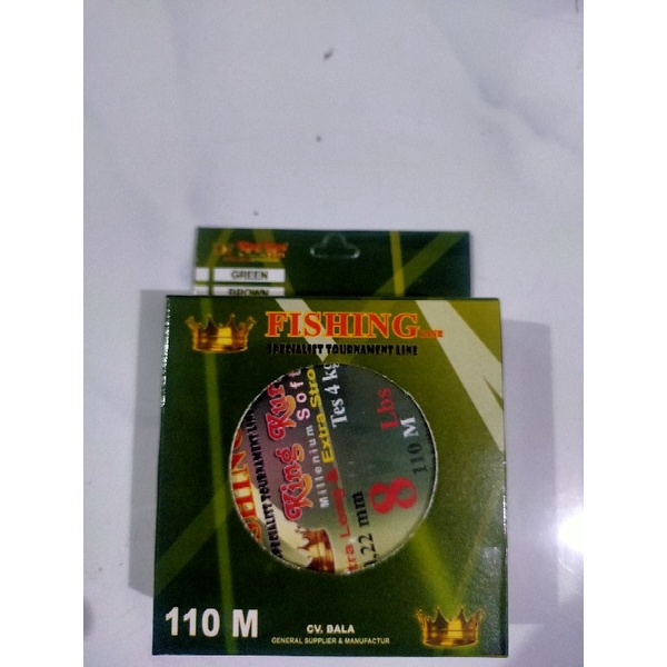 Senar pancing King Kura Millenium Soft ( tersedia ukuran 4Lb, 5Lb, 6Lb, 8Lb, 10Lb )