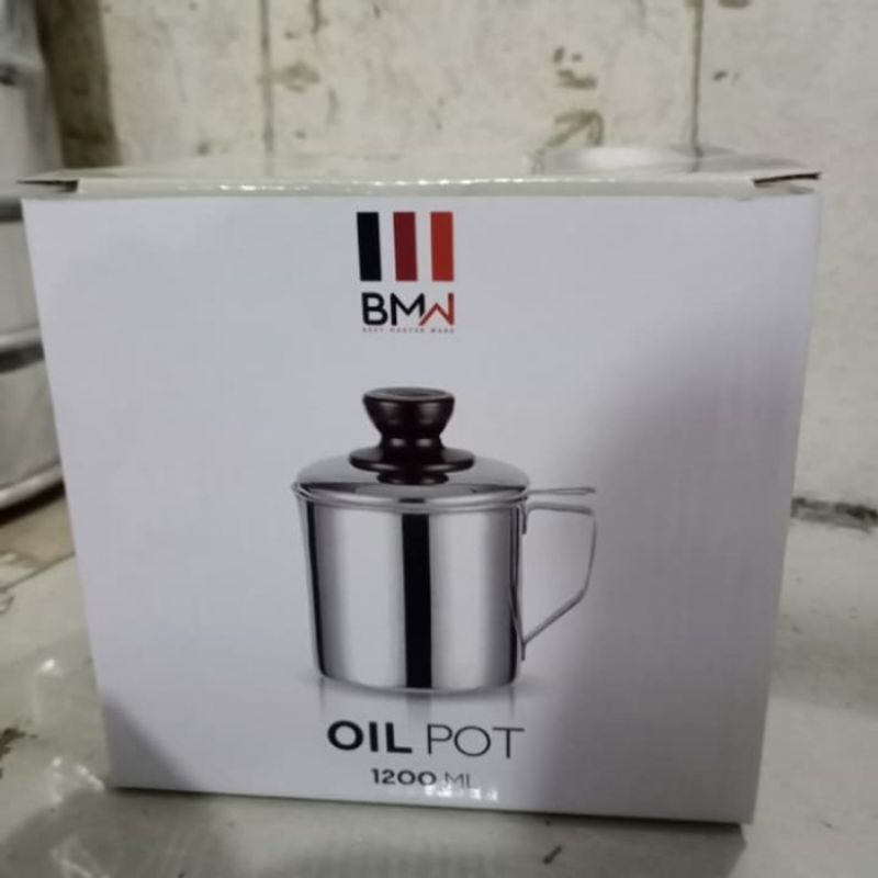 Oil Pot Wadah Saringan Minyak Stainless Steel special ramadahan