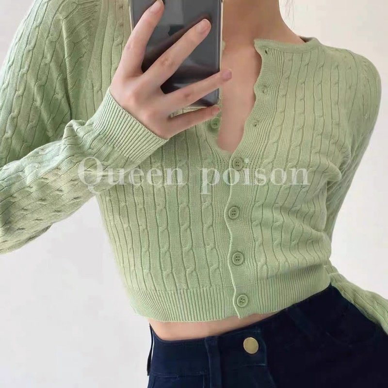 ATASAN WANITA KNIT CARDIGAN  TOP MX936