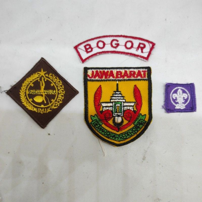 satu set logo atribut PRAMUKA JAWA BARAT