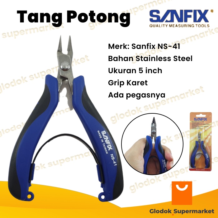 Tang Potong 5 inch Sanfix Side Cutter Plier Slim 5inch NS-41