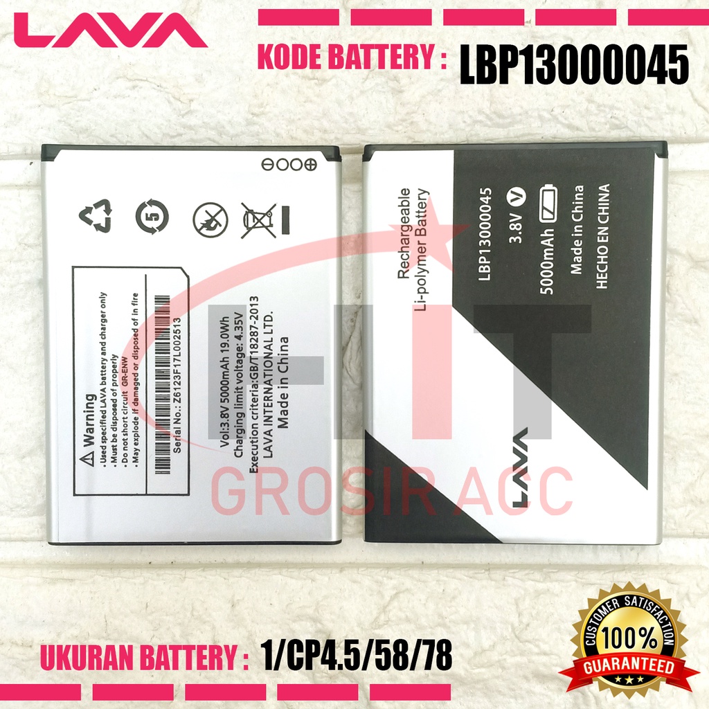 Baterai Battery Original LAVA Iris 88 / Iris 65 / LBP13000045