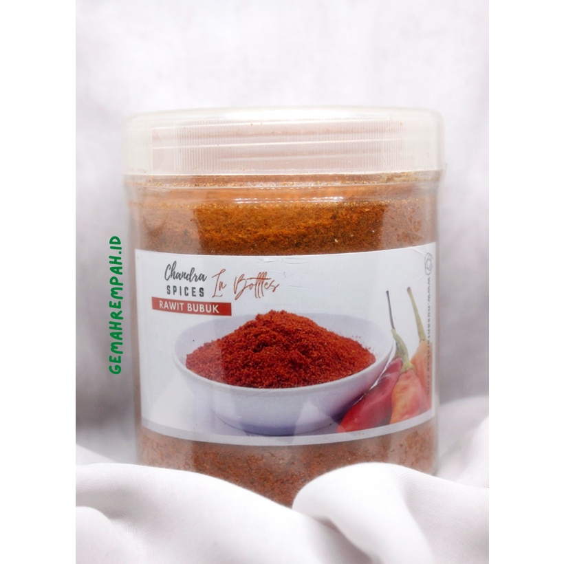 

Cabe rawit bubuk (toples) / Bird's eye chili powder 270gr