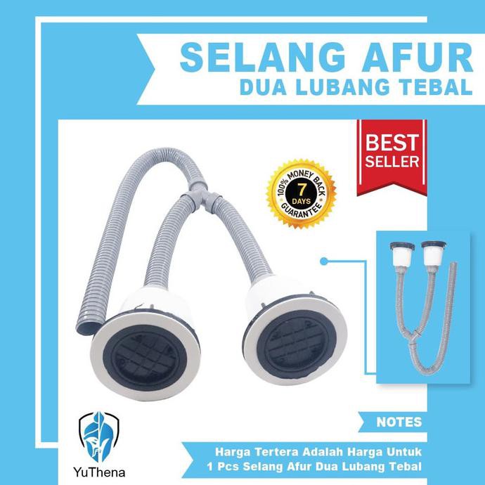 Selang afur . selang pembuangan cuci piring sink double dua lubang