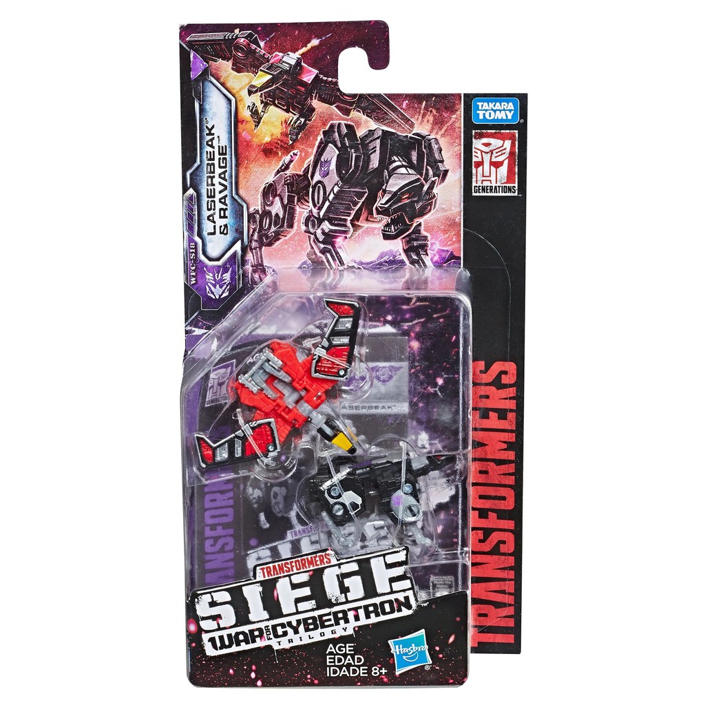 TRANSFORMERS War For Cybertron Siege Micromaster Laserbeak & Ravage