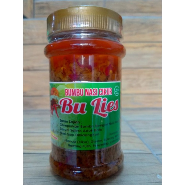 

Bumbu Nasi Cikur Bu Lies Sambal Pedas