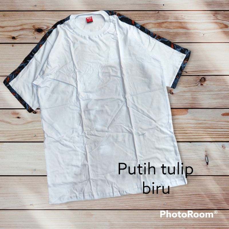 kaos kombinasi taping tulip Rip polos