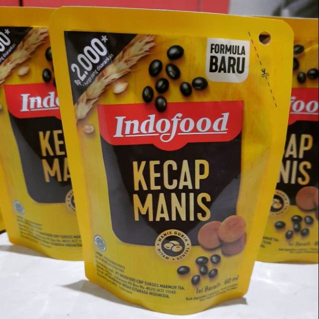 Kecap manis indofood   60 ml per pcs