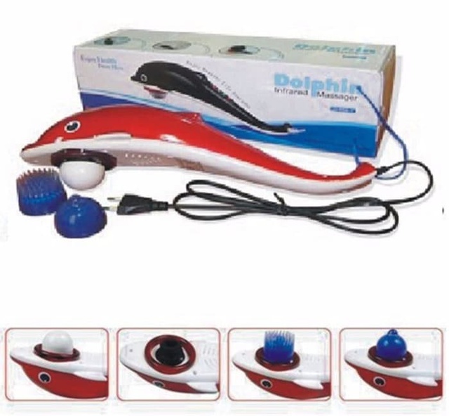 Alat Pijat Dolphin Infrared Massager 6 Mata Pijat / Dolphin Massager 6 Mata Pijat