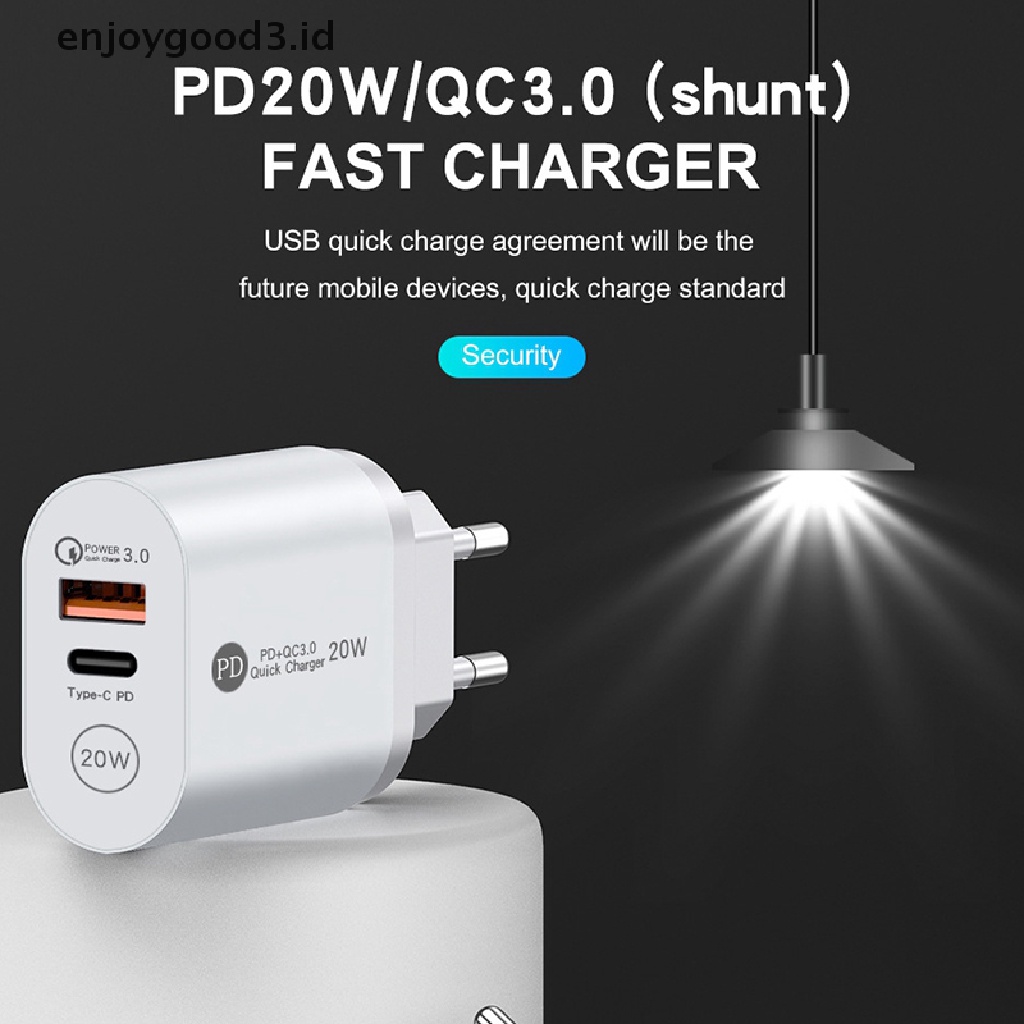 (Rready Stock) Super Si Adapter Charger 36W USB Tipe C QC 3.0 PD Fast Charging Untuk iPhone 13 (ID)