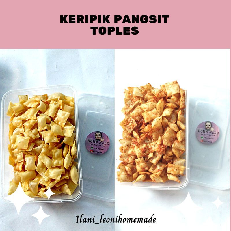 

keripik pangsit Toples