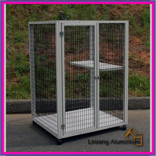 KANDANG KUCING //Aluminium Minimalis KAWAT