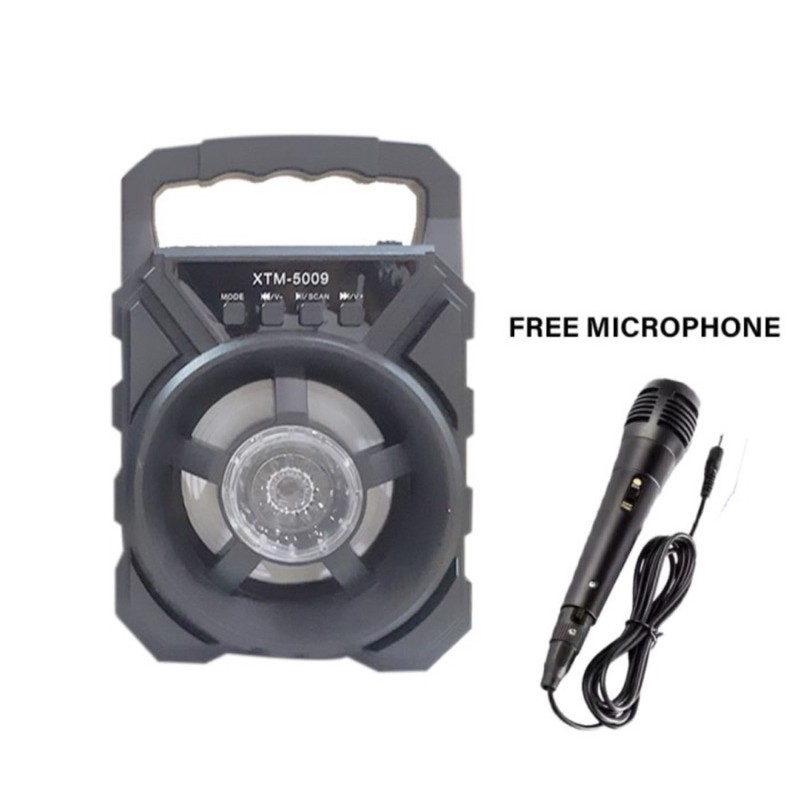 Speaker Bluetooth Portable 3 type 5009 Free Microphone - Speaker 5009