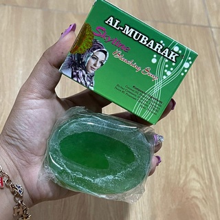 Al-mubarak Bleaching Soap Facial Soap Skyline Warna Hijau Sabun Pembersih Wajah Menghaluskan Wajah V