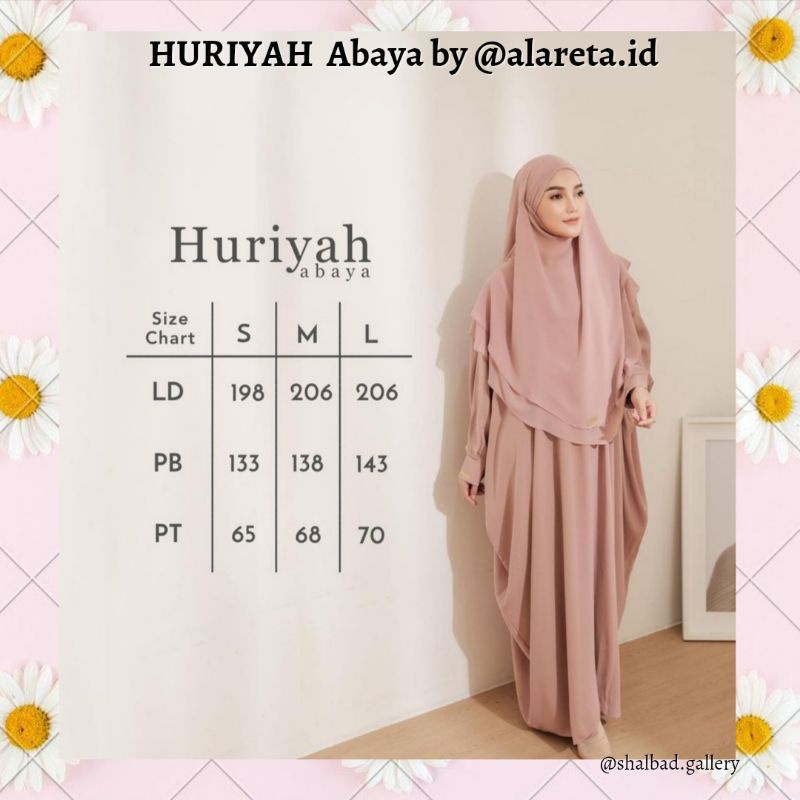 HURIYAH Abaya ORIGINAL by @alareta.id