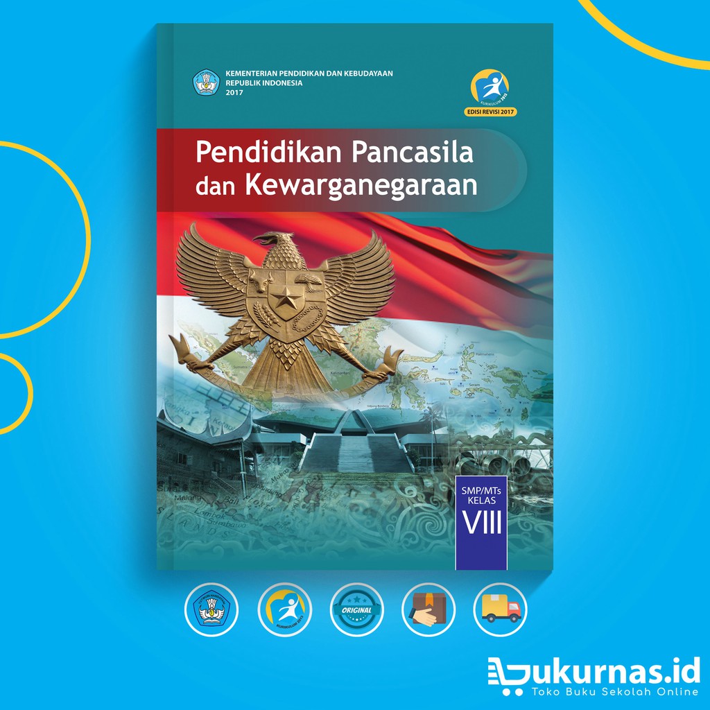 Download Buku PPKn SMP Kelas 8 K13 Revisi Terbaru Buku Sekolah