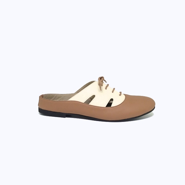 sepatu bustong wanita flat shoes big size / sandal sepatu Mules cewek casual pesta gaya ukuran jumbo besar 40 41 42 43 44 45