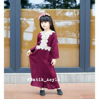 Dress Daster  renda arab haga grosir  jual ecer daster  