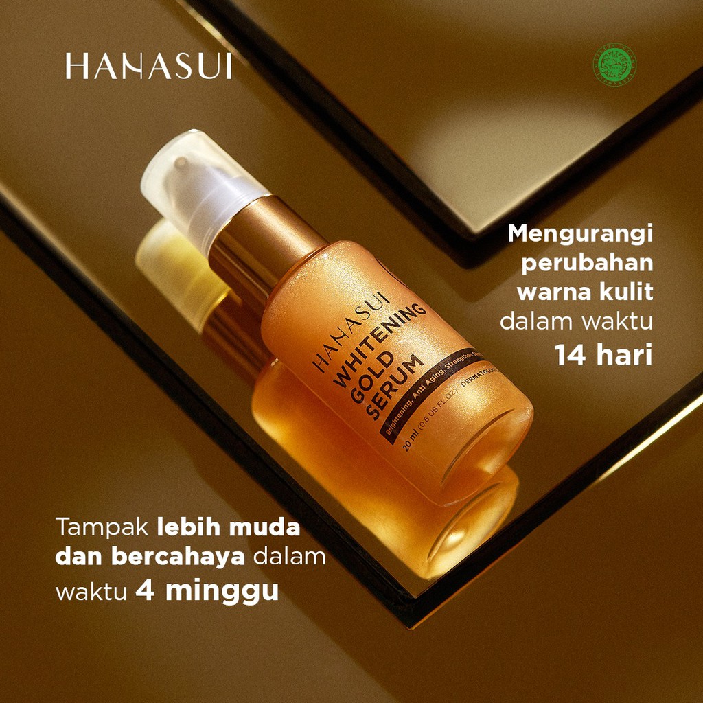 ✨STAR✨ Hanasui Whitening Gold Serum [20ml] | Serum Wajah