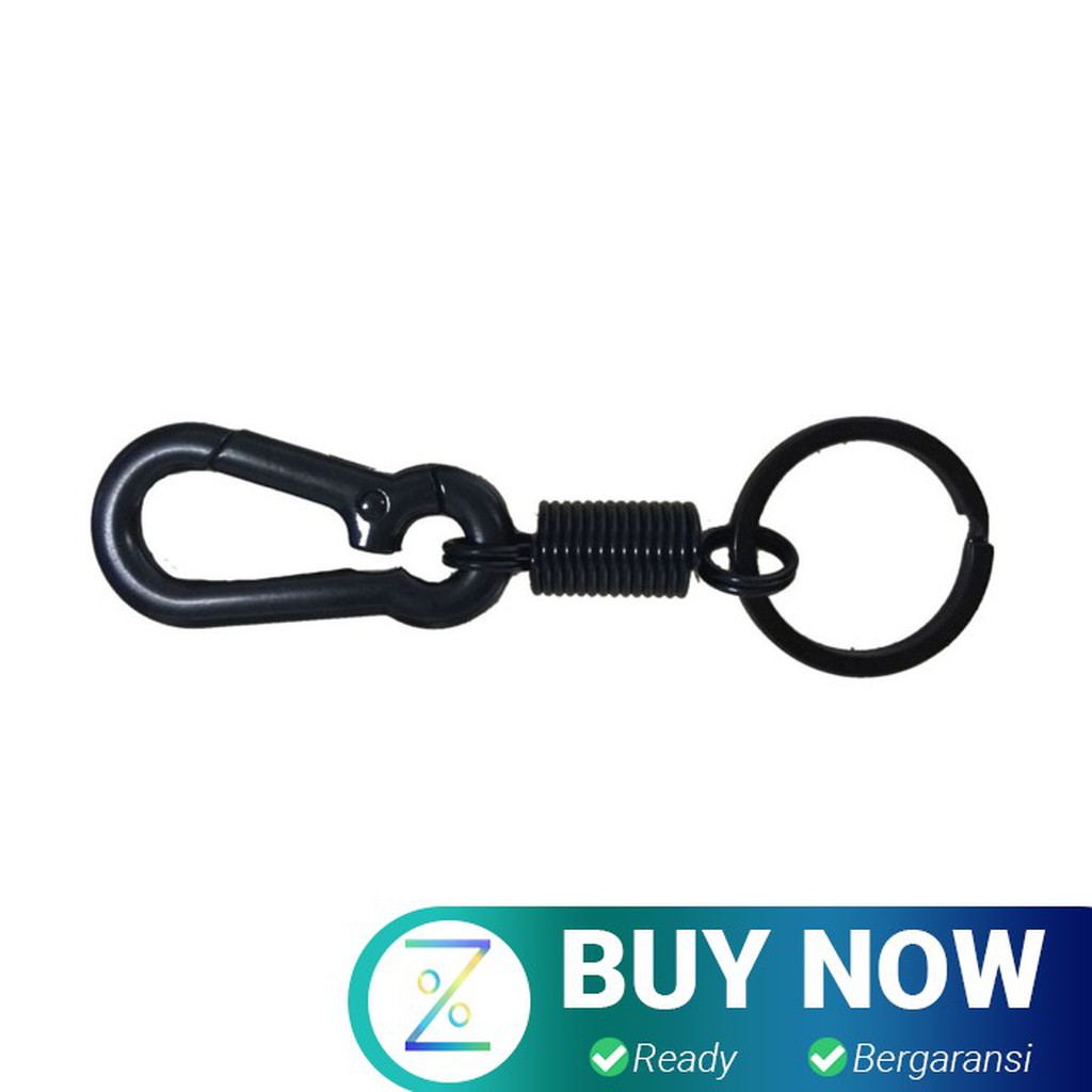 Ourpgone Karabiner dengan Per Stainless Steel - LC-1118-6 - Black