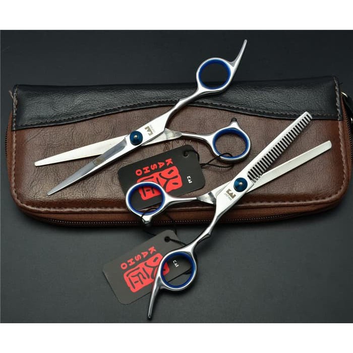 Gunting SET Rambut Kasho Japan SILVER 6"