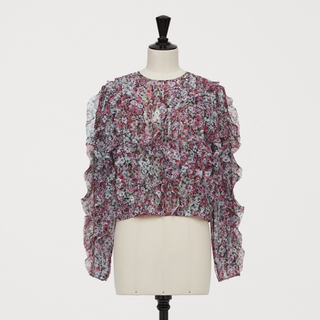 Giambattista valli x H&M Airy Flounce Blouse