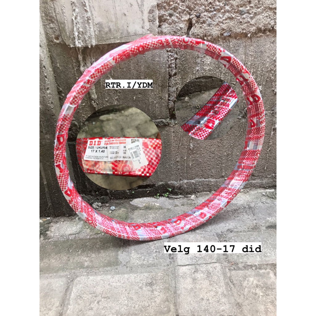 VELG LINGKARAN 140 185 RING 17 CHROME DID