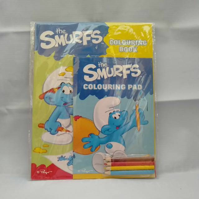 Colouring book the smurfs