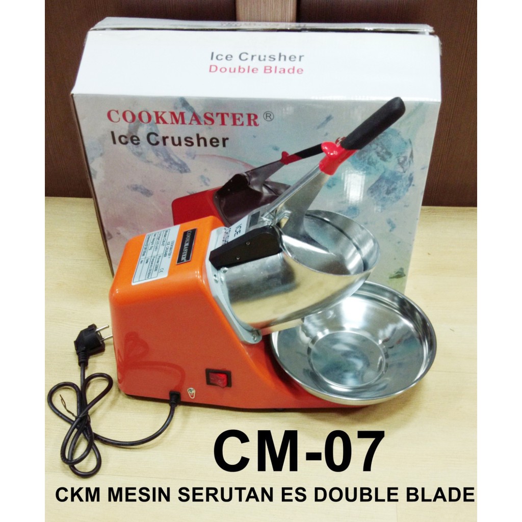 

Serutan es serut ice crusher 2 mata pisau CookMaster Serutan Es Double