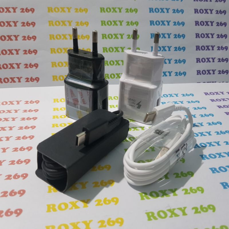 Charger Carger Samsung USB C - M02s M10s M11 M12 M20 M21 M21s M22 M30 M30s M31 M31s M32 M40 M42 M51 