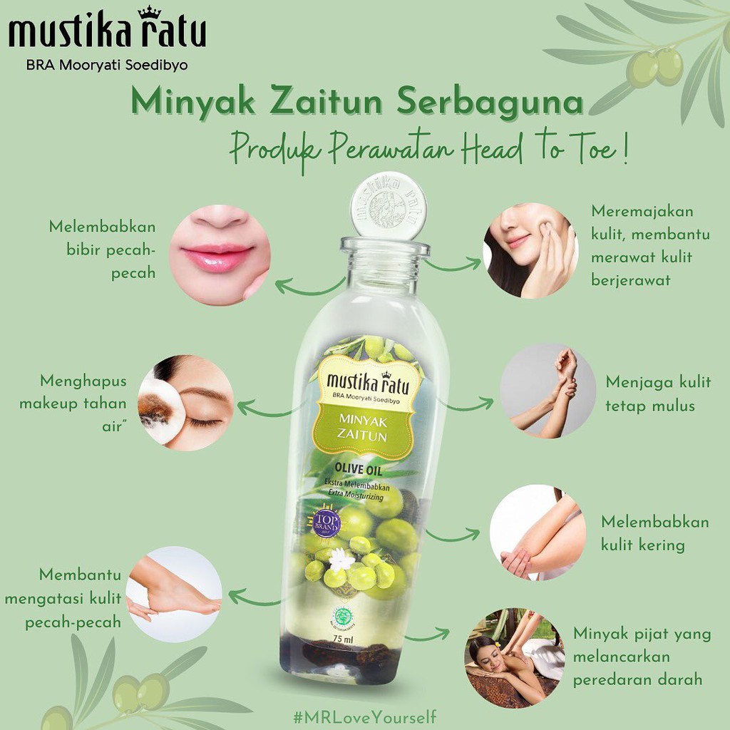 Jual Mustika Ratu Minyak Zaitun Indonesiashopee Indonesia 0101