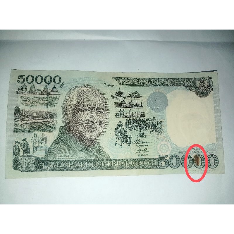 Uang 50000 Soeharto 1995