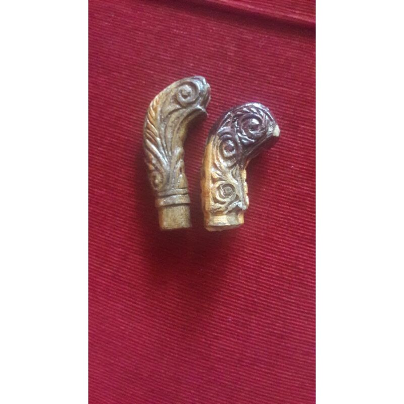 satu set deder keris ukir /deder keris kayu galih asem