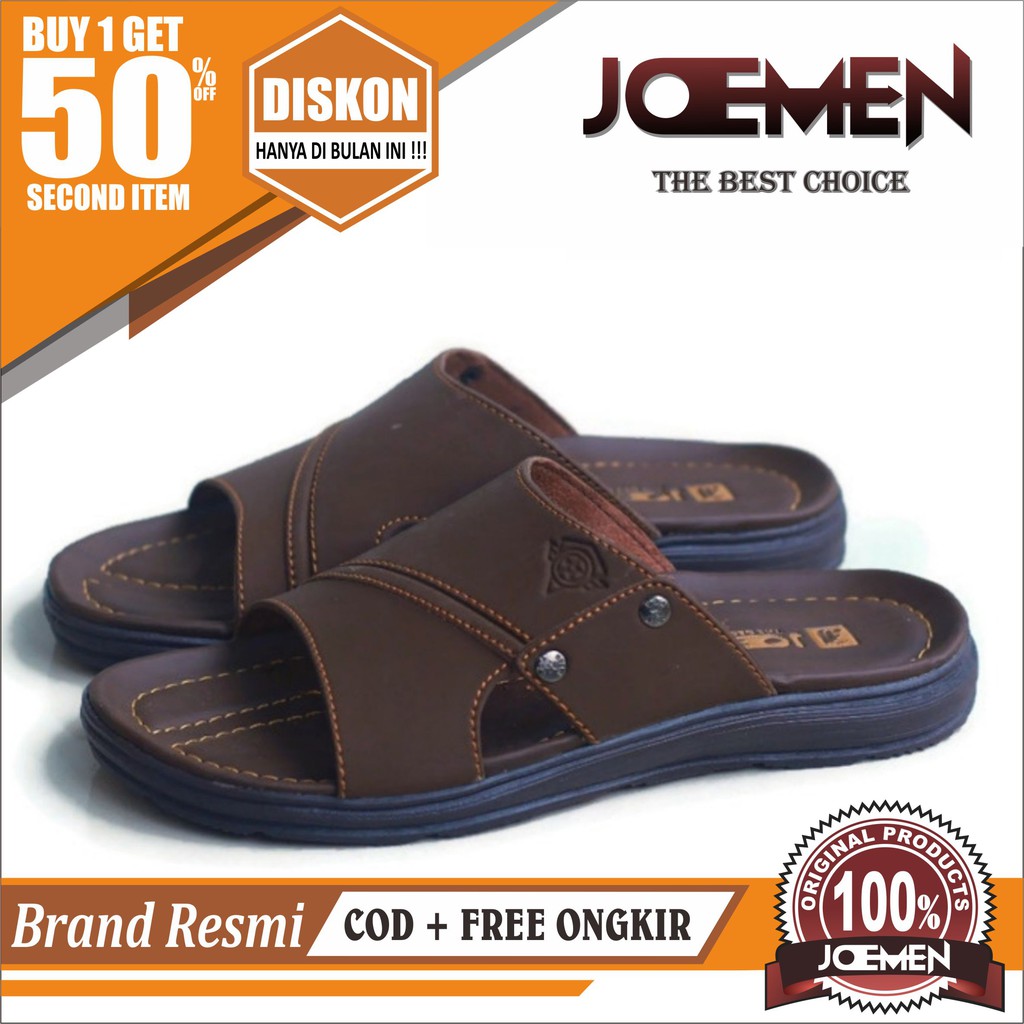  SANDAL  KULIT JOEMEN S 19 ORIGINAL PRIA JEPIT  IMPORT  