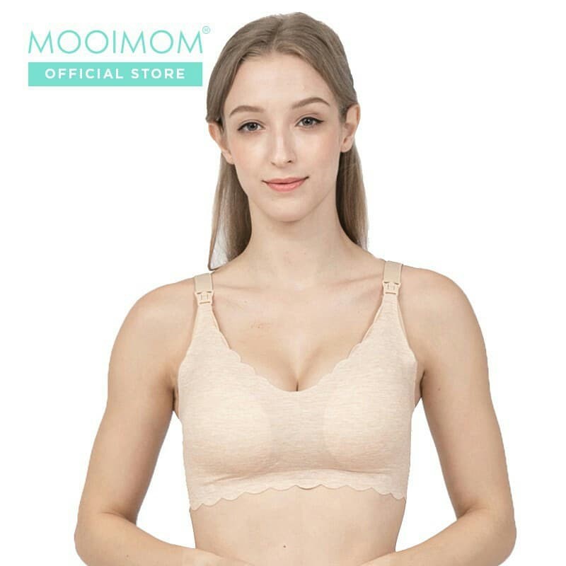 MOOIMOM MODAL SEAM-FREE MATERNITY &amp; NURSING BRA