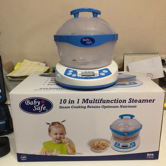 Baby safe 10 in 1 multifunction steamer/baby mpasi/baby food steamer