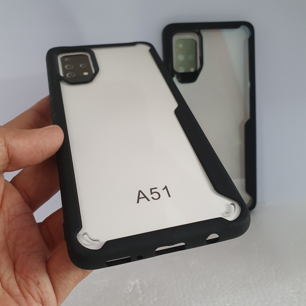 Case Samsung A51 Armor Transparan Hard Case.