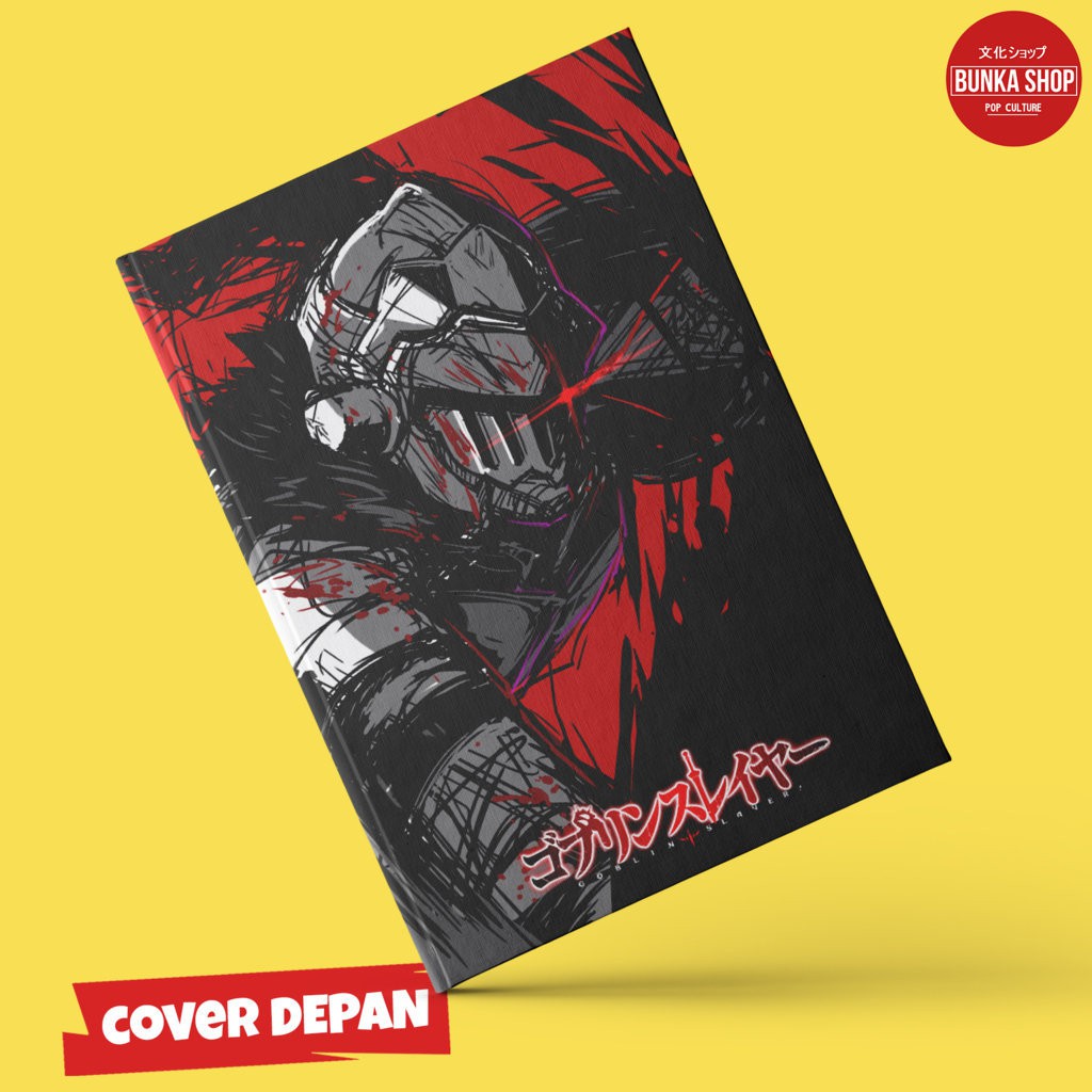 

Note Book Hardcover Anime Hardcover Goblin Slayer Dark Red Ukuran A5 Notebook Jurnal Agenda Planner Gift Couple