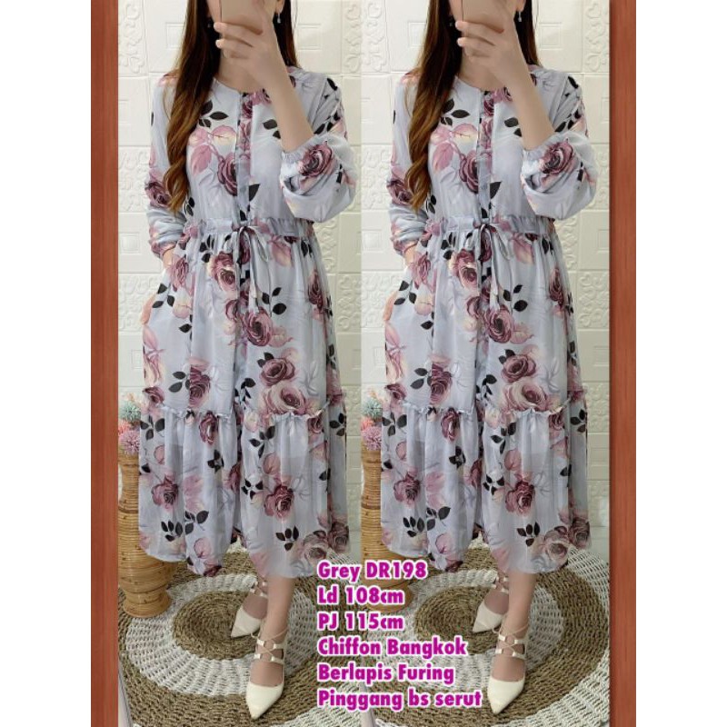 dress bangkok bunga 198