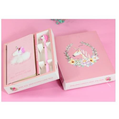 

nn Dijual BUKU DIARY UNICORN SET + PENA / BUKU DIARI / DIARY BOOK Limited