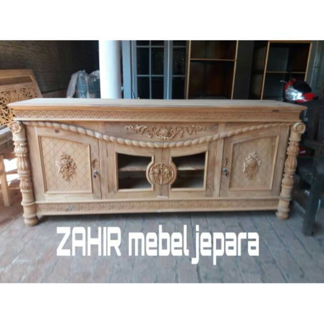 mebel jepara.bufet tv pendek