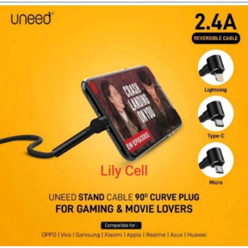 Kabel Data STAND Lightning USB Uneed UCB35i