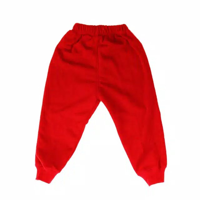 CLAPS - Red Basic Sweatpants (Celana Polos Anak)