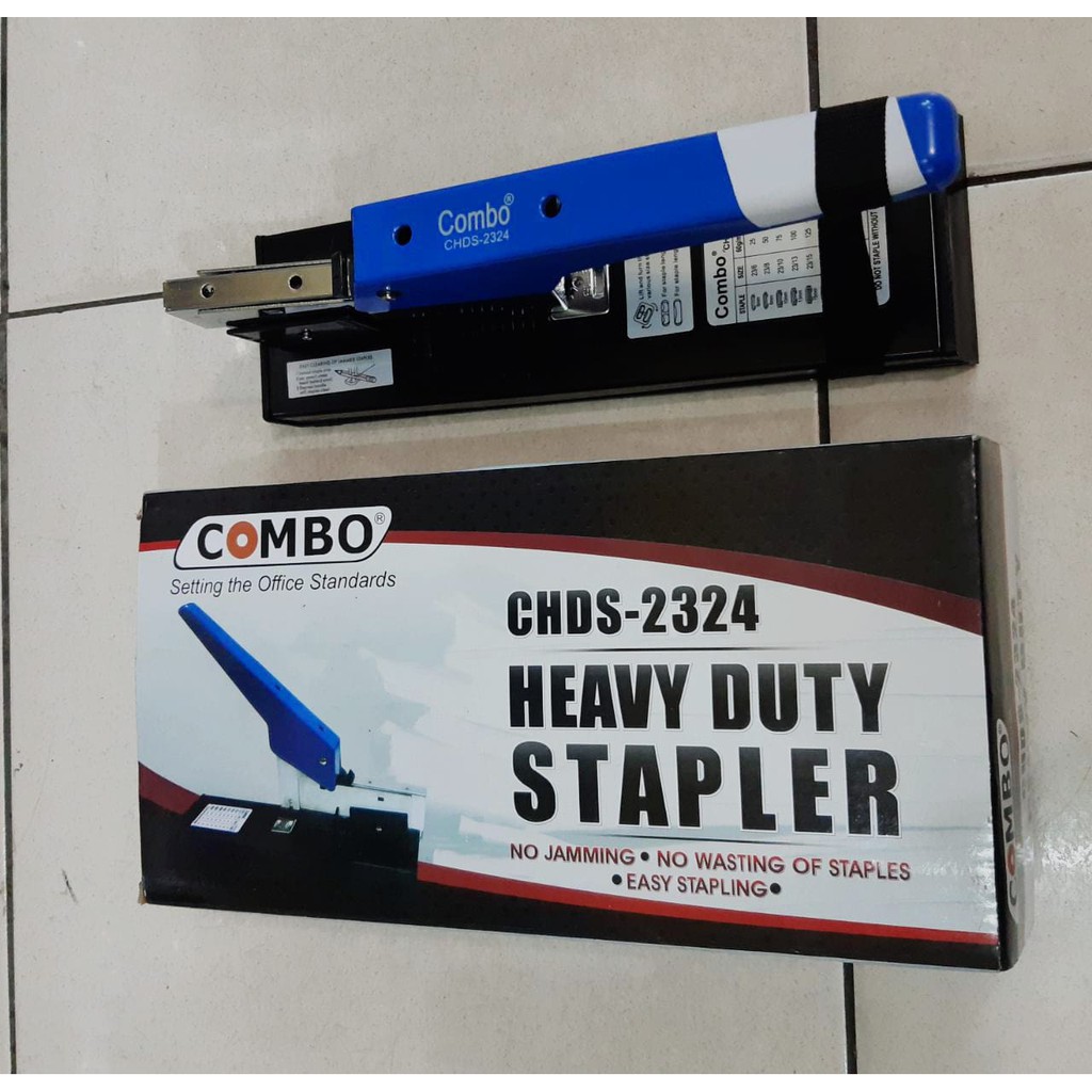 

Staples/Jepretan/Hekter/Stepler/Stapler Combo CHDS-2324 (bisa untuk bendel kertas yang tebal)
