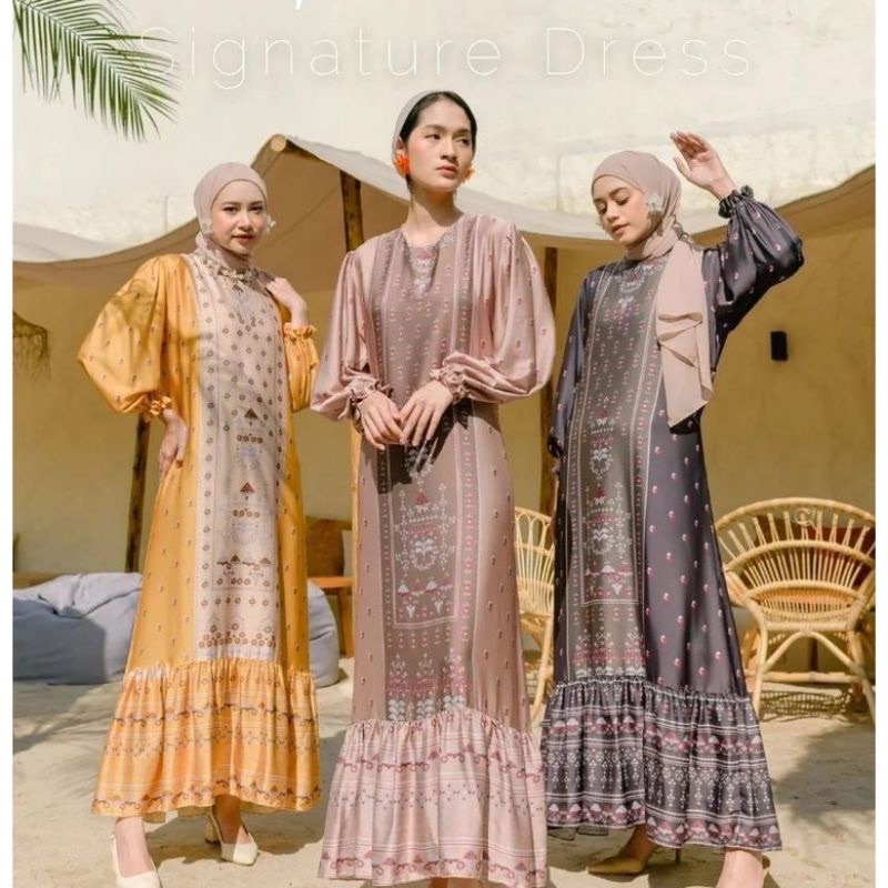 MADEENA DRESS HAIDEE&ORLIN GOLD SIZE L/XL
