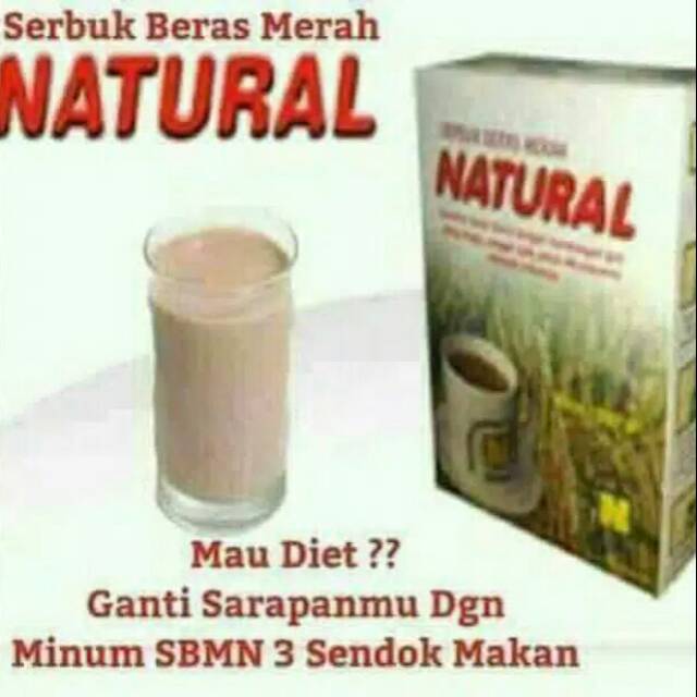 

ORIGINAL SERBUK BERAS MERAH NATURAL NASA 500gr