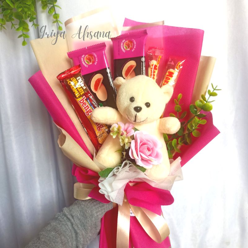 

Buket Snack Boneka Wisuda Ulang Tahun Anniversary Lulusan