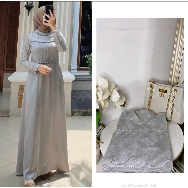 DRES MEWAH TILE KOMBINASI MAXMARA ORY BEST SELLER