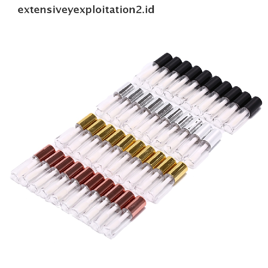 10pcs 1.2ml Tabung Lip Gloss Kosong Lip Balm Botol Wadah Lipstik